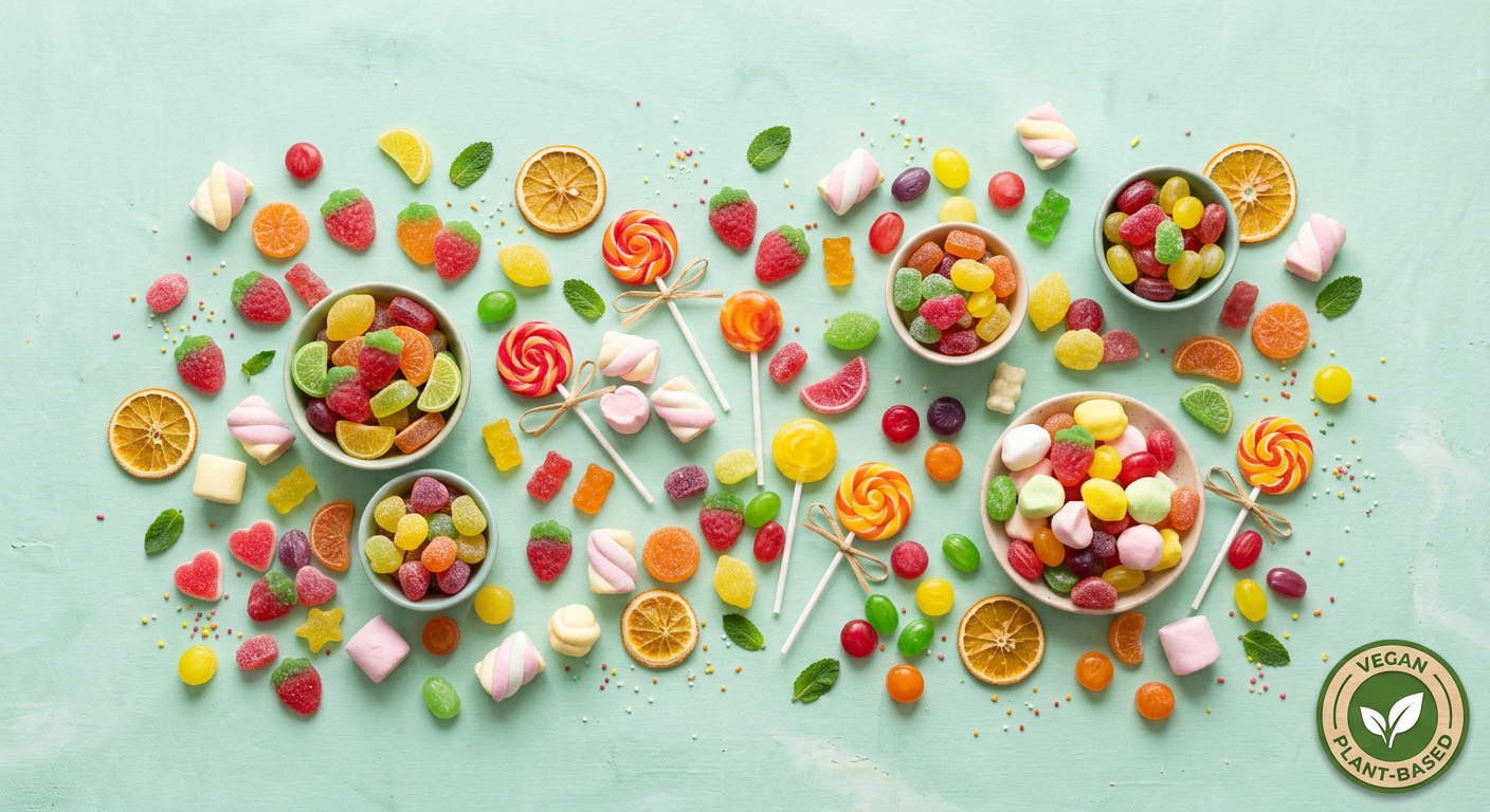 Vegan plantaardig snoep