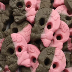 Foam Raspberry Drop Skulls